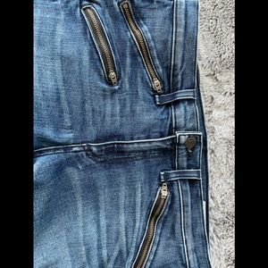 Rag & Bone Denim Crop Jeans Ankle Zipper